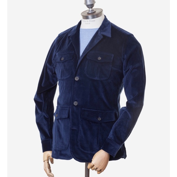 Rampley & Co London Other - Rampley & Co London Men’s Slim Fit Navy Corduroy Jacket Size 38